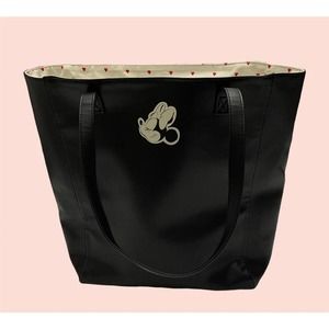 Walt Disney Minnie Mouse Faux Suede Tote Bag